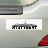 Stuttgart Stadt Skyline - Autoaufkleber /Aufkleber (Auf Auto)