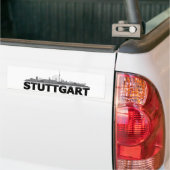 Stuttgart Stadt Skyline - Autoaufkleber /Aufkleber (Auf Lkw)