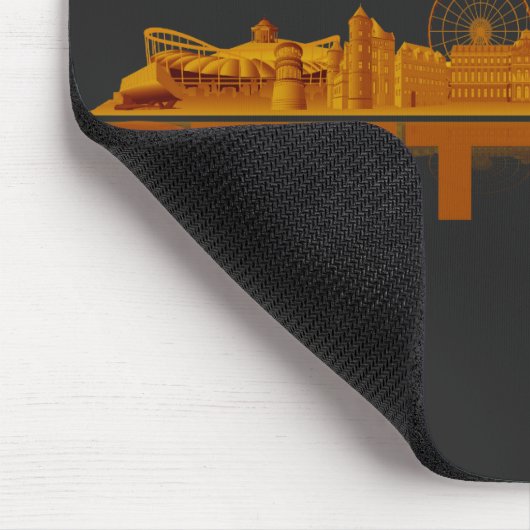 Stuttgart Stadt Skyline - sonstige Geschenkideen Mousepad (Ecke)