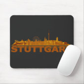 Stuttgart Stadt Skyline - sonstige Geschenkideen Mousepad (Mit Mouse)