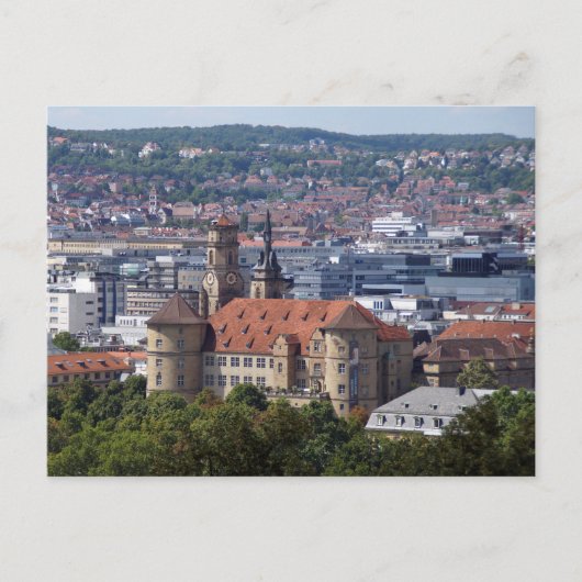 Stuttgart Stadtansicht - Altes Schloss Postkarte (Vorderseite)