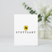 Stuttgart Wappen Postkarte (Stehend Vorderseite)