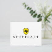 Stuttgart Wappen Postkarte (Stehend Vorderseite)