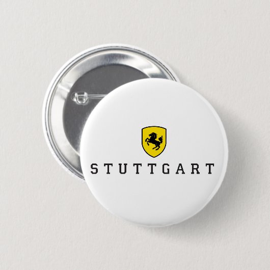 Stuttgart Wappen Stuttgarter Wappen Button (Vorne & Hinten)
