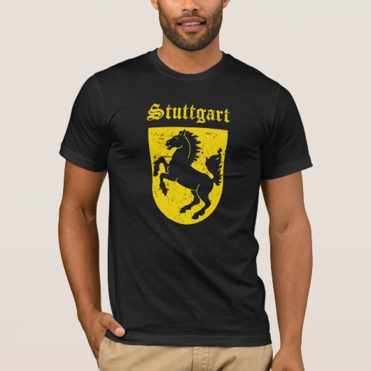 Stuttgart Wappen T-Shirt (Vorderseite)