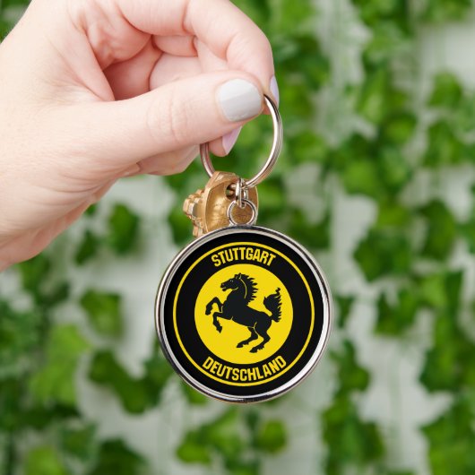 Stuttgarter RundEmblem Schlüsselanhänger (Hand)