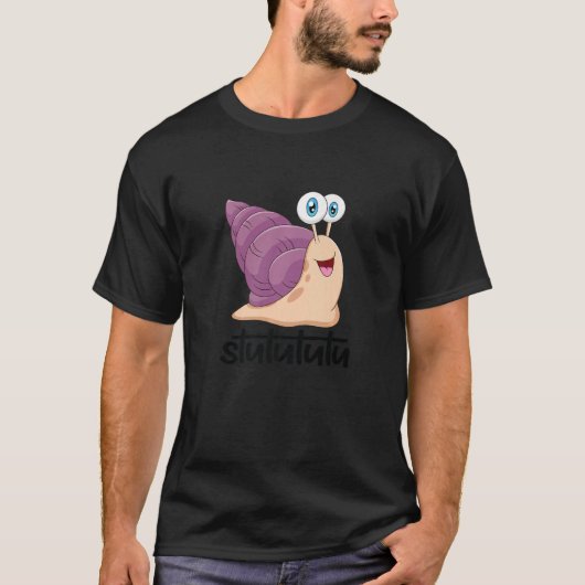 Stutu Turbo Snail Idee für Männer Jungen T-Shirt (Vorderseite)