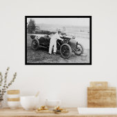 Stutz Racer Woman Mechanic 1916 Poster (Küche)