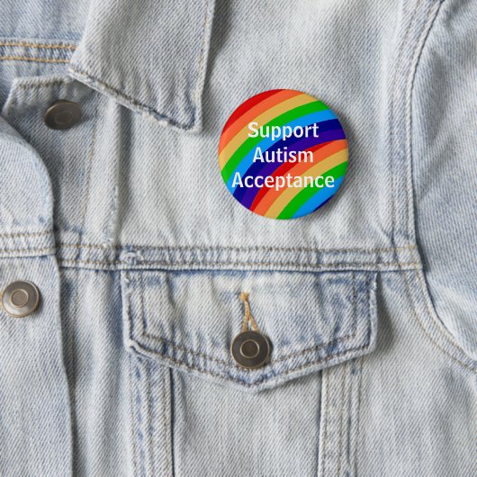 Stützautismus-Annahme Button (Beispiel)