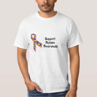 Stützautismus-Bewusstseins-T - Shirt