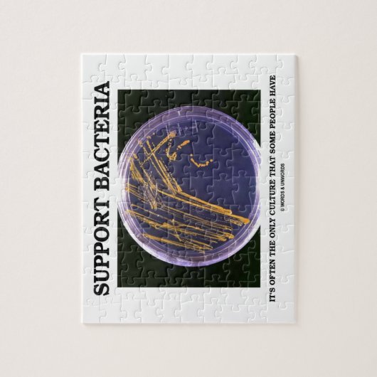 Stützbakterien züchten häufig nur einige Leute Puzzle (Vertikal)