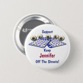 Stützbingo Button (Vorne & Hinten)