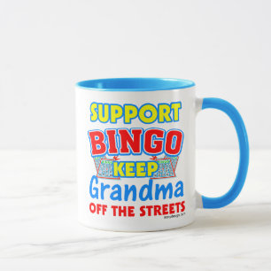 Stützbingo-Großmutter Tasse