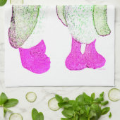 Stützbrustkrebs-Bewusstsein Geschirrtuch (Gefaltet)