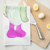 Stützbrustkrebs-Bewusstsein Geschirrtuch (Viertel Falte)