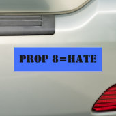 Stütze 8=HATE Autoaufkleber (Auf Auto)