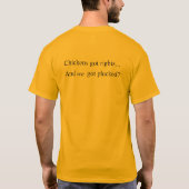 Stütze 8 T-Shirt (Rückseite)
