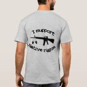 Stützeingeboren-Rechte T-Shirt (Rückseite)