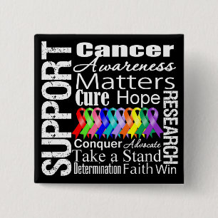 Stützen Sie alles Krebs-Bewusstsein Button