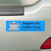 Stützen Sie das Kaffee-Party Autoaufkleber (Auf Auto)