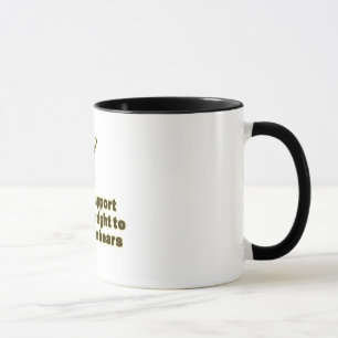 Stützen Sie das Recht, Bären zu bewaffnen Tasse