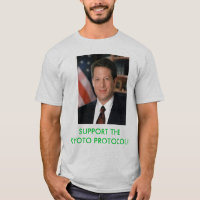 Stützen Sie den Kyoto-Protokoll-T - Shirt mit Al