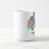 Stützen Sie die Bewegung und haben Sie ein heißes Kaffeetasse (Mittel)