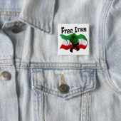 Stützen Sie die grüne Welle, den freien Iran Button (Beispiel)