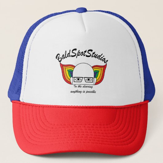 Stützen Sie einen Künstler! Truckerkappe (Vorderseite)