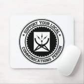 Stützen Sie Ihre lokale Kommunikations-Person Mousepad (Mit Mouse)