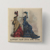 Stützen Sie Ihre lokale Mädchen-Gruppe Button (Vorderseite)