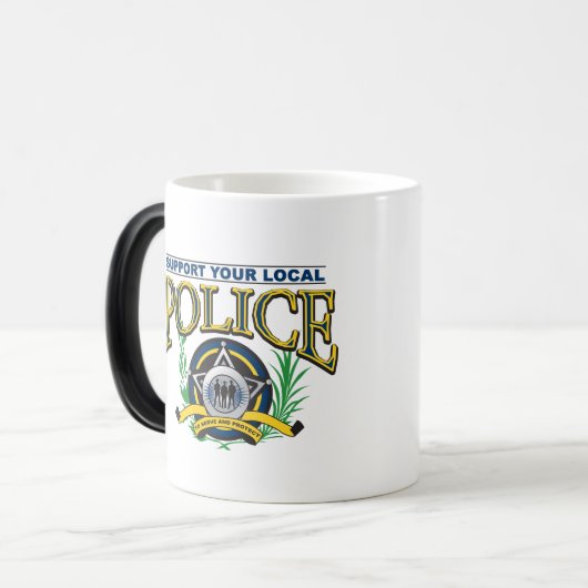 Stützen Sie Ihre lokale Polizei Verwandlungstasse (Vorderseite Links)