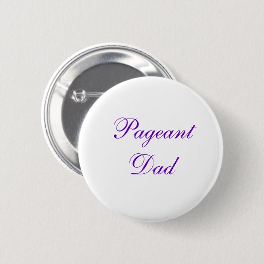 Stützen Sie Ihre Schönheits-Königin Button (Vorne & Hinten)