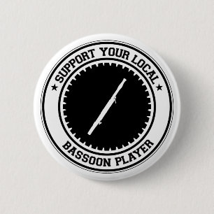 Stützen Sie Ihren lokalen Bassoon-Spieler Button