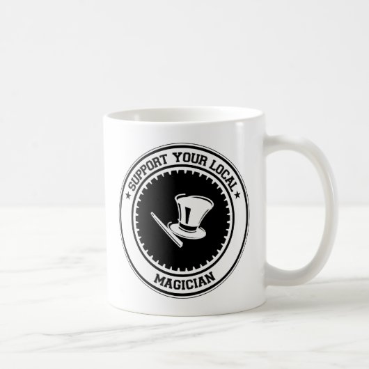 Stützen Sie Ihren lokalen Magier Kaffeetasse (Rechts)