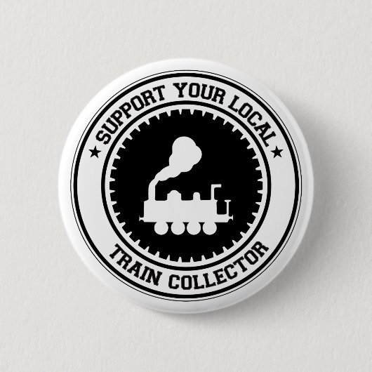 Stützen Sie Ihren Nahverkehrszug-Kollektor Button (Vorderseite)
