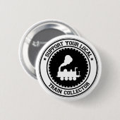 Stützen Sie Ihren Nahverkehrszug-Kollektor Button (Vorne & Hinten)