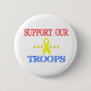 Stützen Sie unsere Truppe-Knöpfe Button