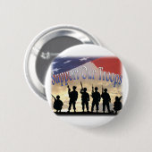 Stützen Sie unsere Truppe-Soldaten Button (Vorne & Hinten)