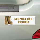Stützen Sie unsere Truppen! Autoaufkleber (Auf Auto)