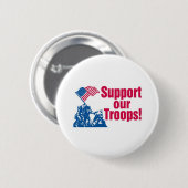 Stützen Sie unsere Truppen Button (Vorne & Hinten)