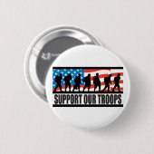 Stützen Sie unsere Truppen Button (Vorne & Hinten)