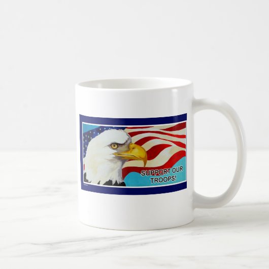 Stützen Sie unsere Truppen Kaffeetasse (Rechts)