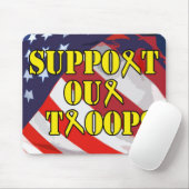Stützen Sie unsere Truppen Mousepad (Mit Mouse)