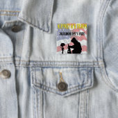 Stützen Sie unsere Truppen Pinback Button (Beispiel)