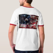 Stützen Sie unsere Truppen T-Shirt (Schwarz voll)