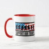 Stützen Sie unsere Truppen Tasse (Links)