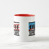 Stützen Sie unsere Truppen Tasse (Zentrum)