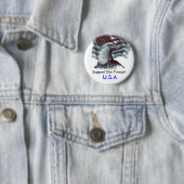 Stützen Sie unseren Troops/USA Knopf Button (Beispiel)