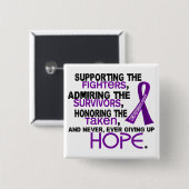 Stützenc$bewundern, Bauchspeicheldrüsenkrebs 3,2 Button (Vorne & Hinten)